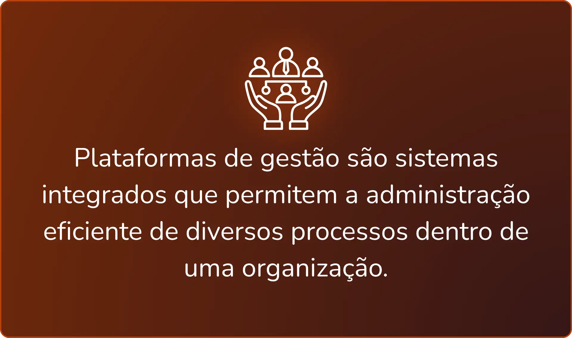 Plataforma de Gestão - Oq é 01